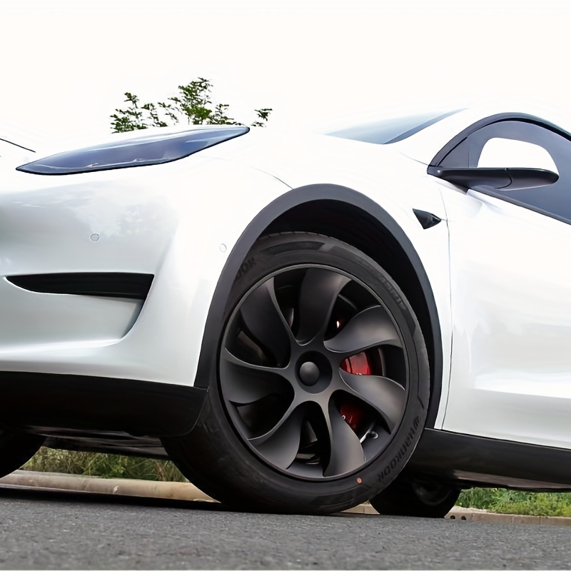 4 Stück Für Neue Tesla Model 3 Spezielle Nabenkappen/Y 45,72 Cm 48,26 Cm  Vollkappenschutz Nabe 2018–2021 2022 2023 Automobilzubehör
