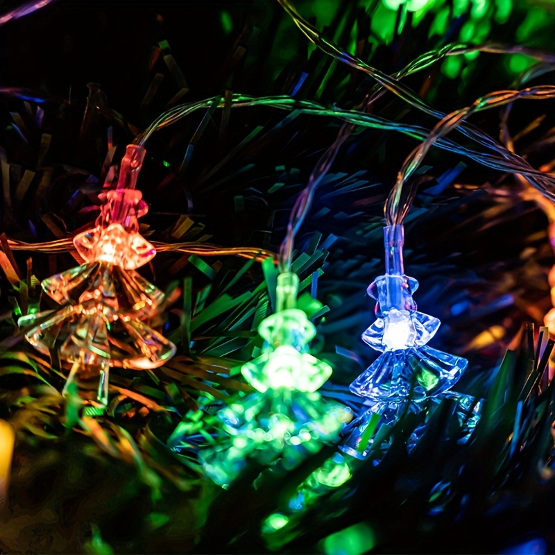 LED Renne à Piles de Noël Guirlande Lumineuse 10 LED Guirlande