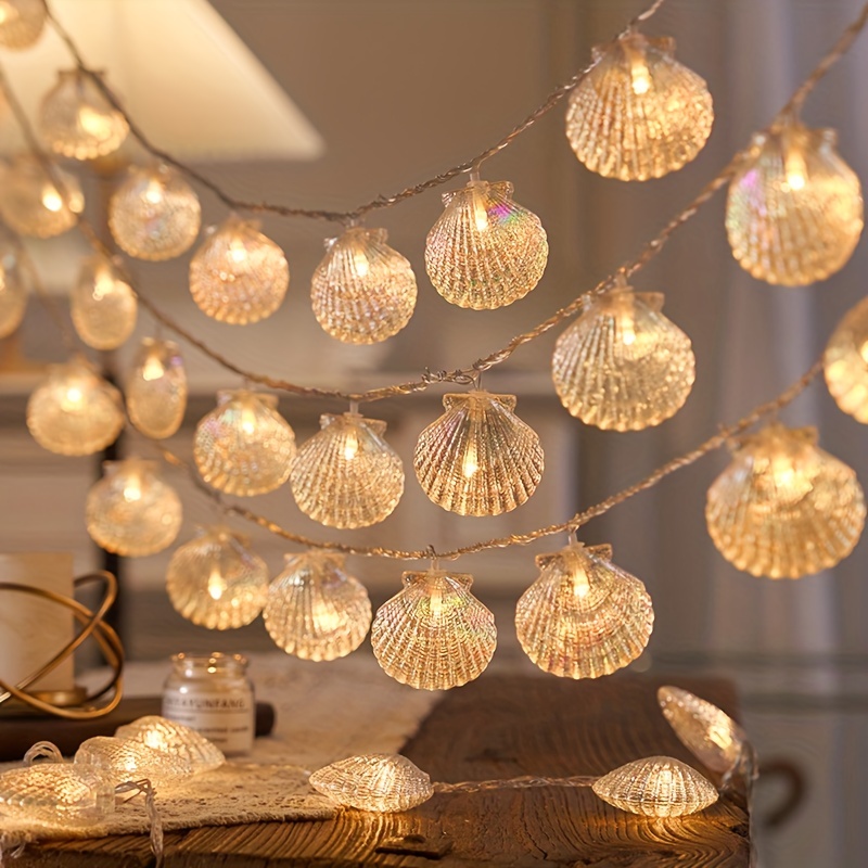 Shell String Lights Starfish String Lights Available In - Temu