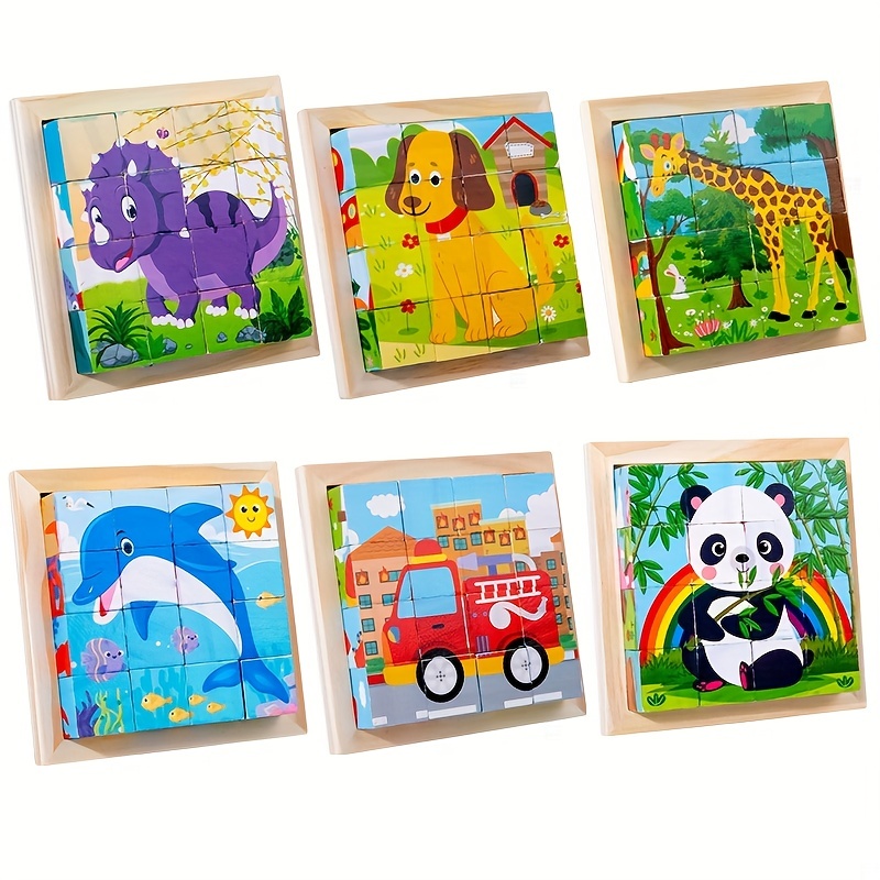 Jigsaw Puzzles Tray Wooden Puzzle Storage Tool Toys For Children Pazzle  Game Accessories Storage Toys