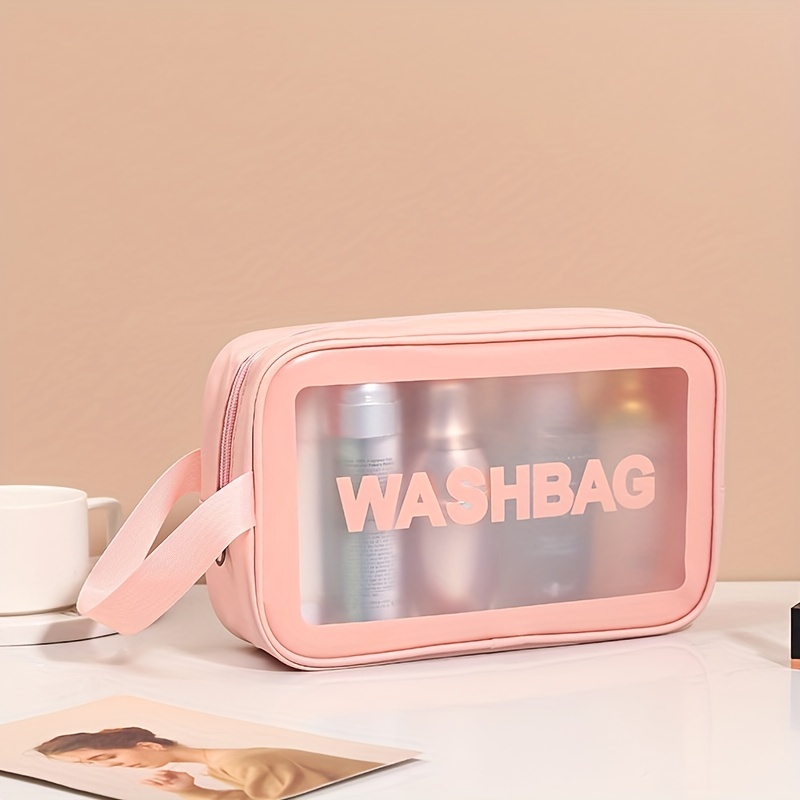 Makeup Zipper Bag Waterproof Cosmetic Bag Toiletry Wash Bag