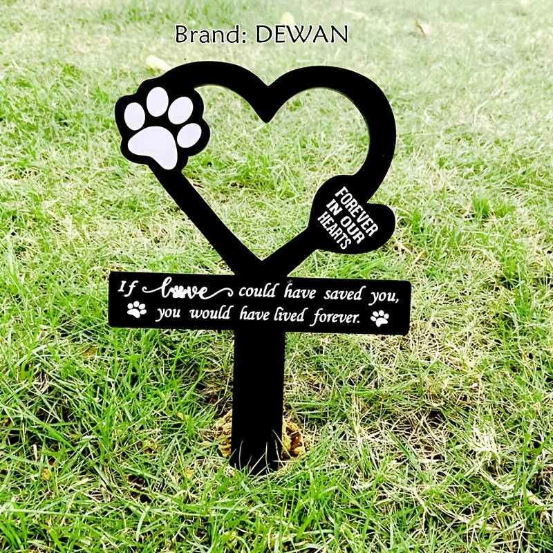 Dog plaque hot sale for grave