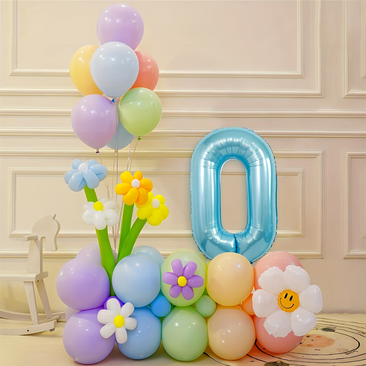 40 Pulgadas De Lámina Grande Cumpleaños Globos Numero Globos