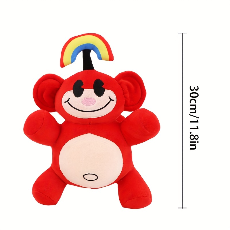 Rainbow Friends plush, red cute animal toy, 11.8 inch Kids Birthday Gift