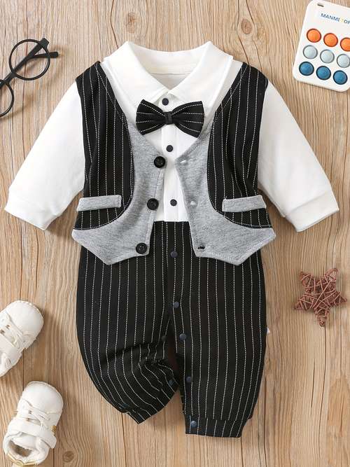 14\" Baby Boys V Neck Cardigan