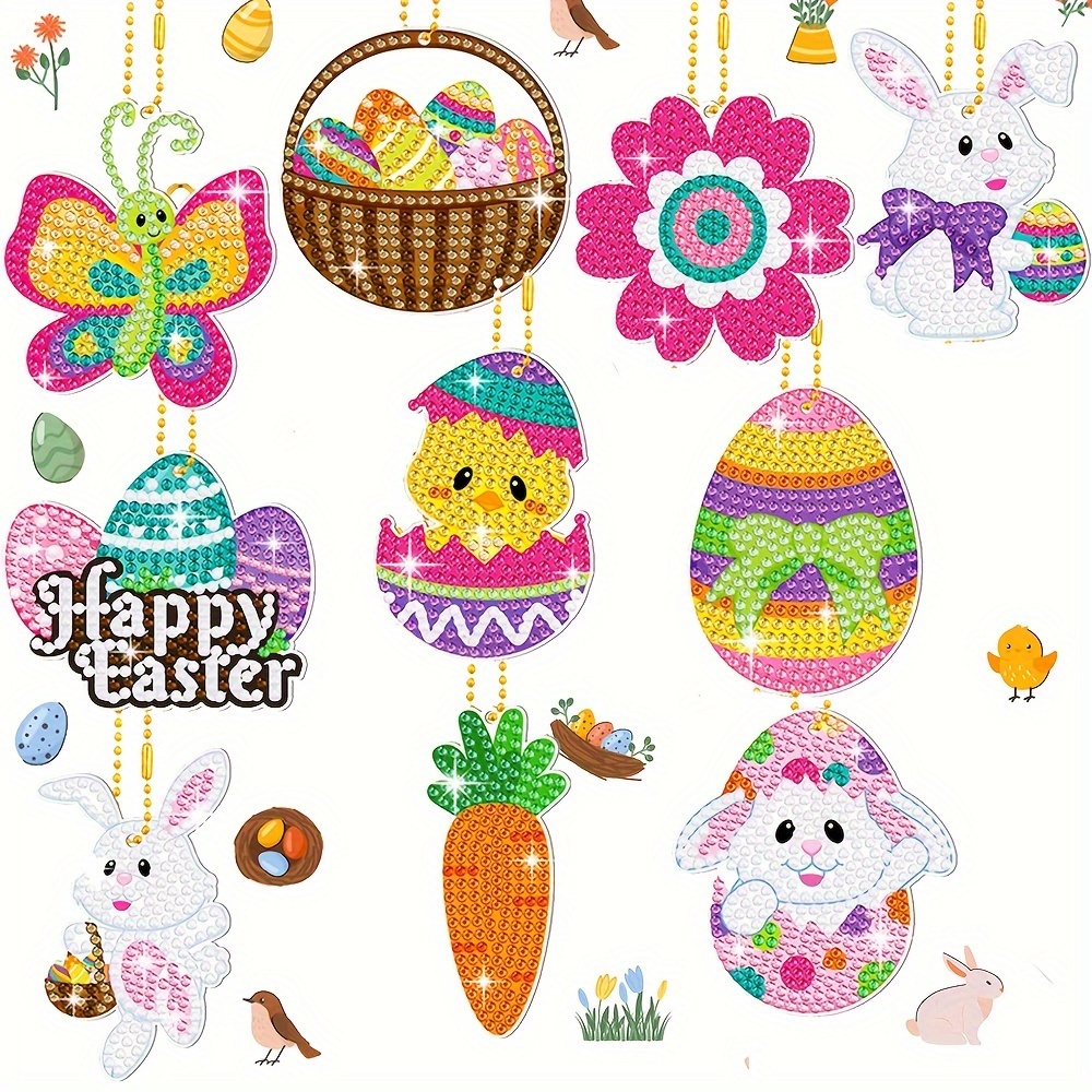 Happy Easter Cross Diamond Painting - Diamond Painting Hut