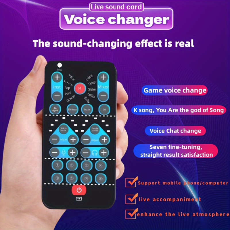 Changeur de voix d'appel avec effets 16 modes - Meilleur modificateur de  voix féminine + masculine