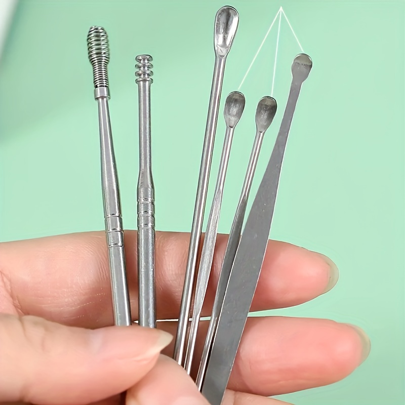 Soft Silicone Ear Tool Set Ear Pick Ear Wax Curette Ear - Temu