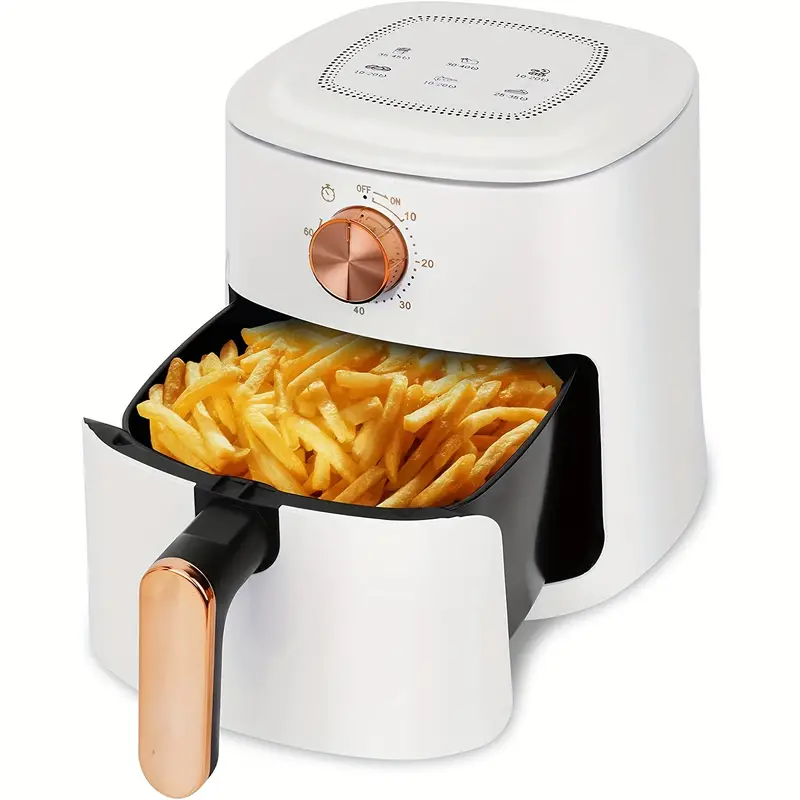 1pc multifunctional air fryer air fryer healthy cooking nonstick user friendly and dual control temperature w 60 minute timer auto shutoff dishwasher safe basket cookware kitchen accessories small appliance details 0