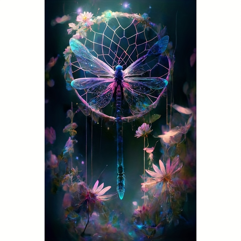 Dreamcatcher DIY 5D Diamond Painting Kit Flower Diamond Mosaic