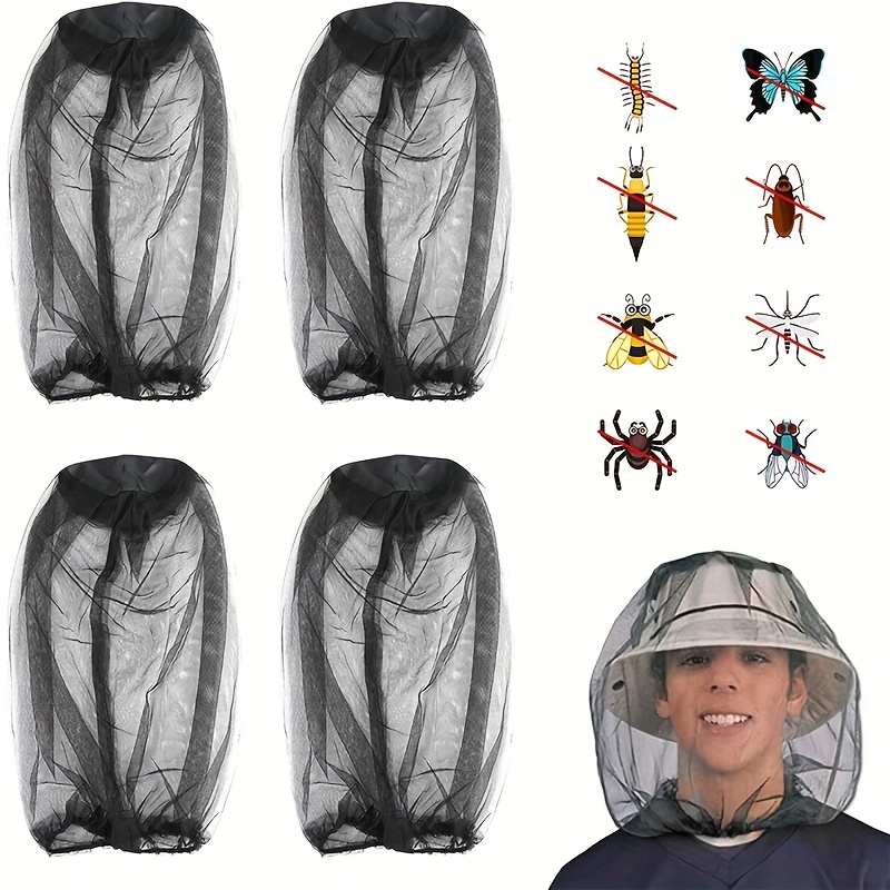 Lightweight Mosquito Head Net Hat Outdoor Activities Durable - Temu