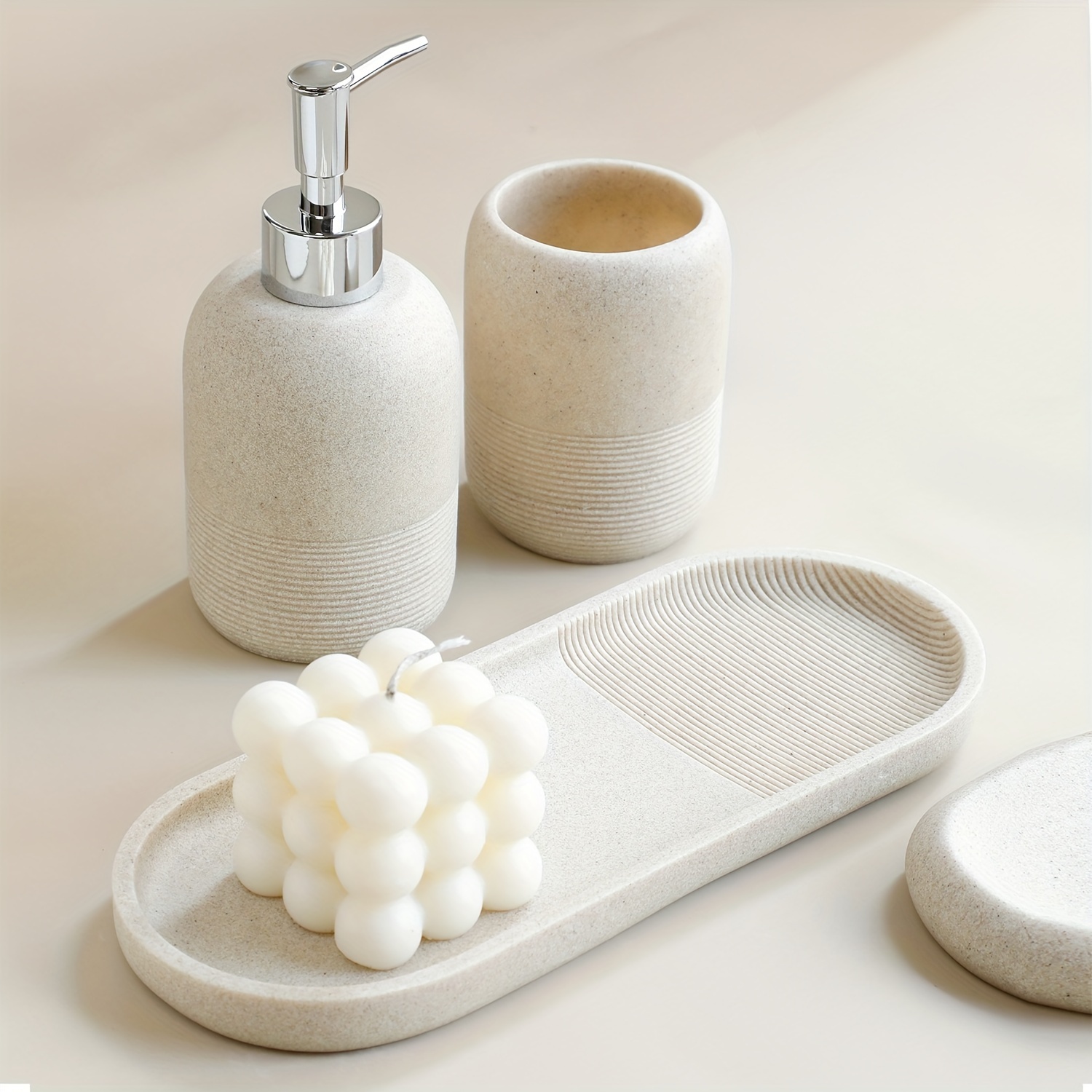 Set Di 2 Vassoi In Bambù Per Sapone, Piccoli Vassoi Da Bagno O Cucina - Design Ovale, Per Oggetti, Gioielli, Anelli