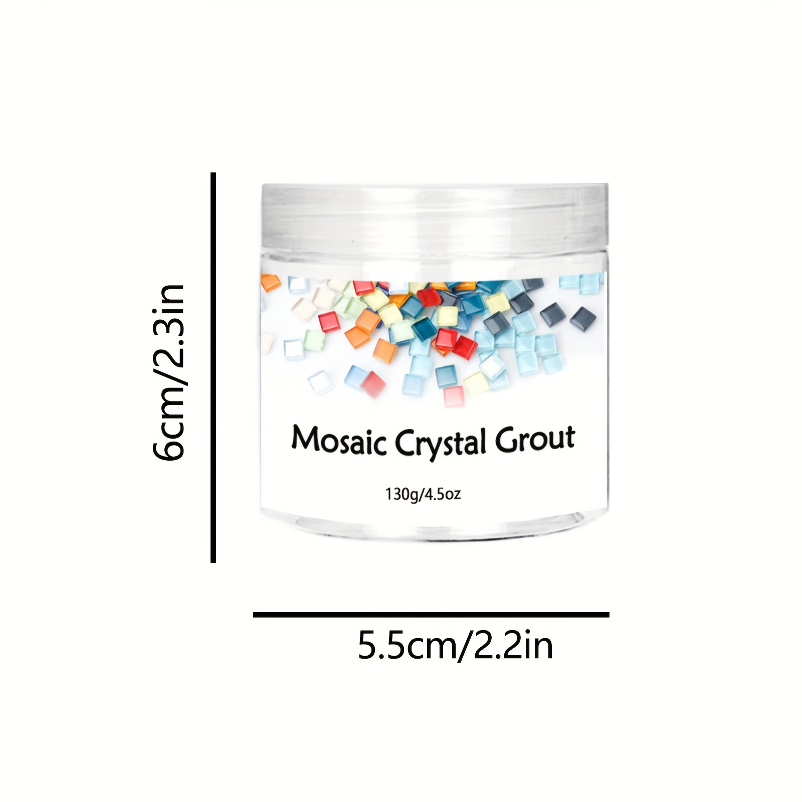 Crystal Translucent White Grout Glue Nano Glass Tiny Beads - Temu