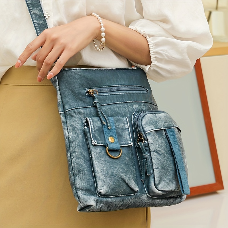 Women's Ruched Hobo Handbag ,vintage underarm bag
