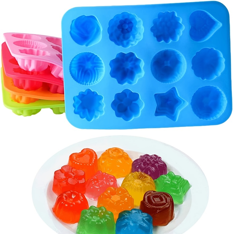 Fruit Gummy Candy Chocolate Silicone Mold Ice Cube Tray Jelly Mold