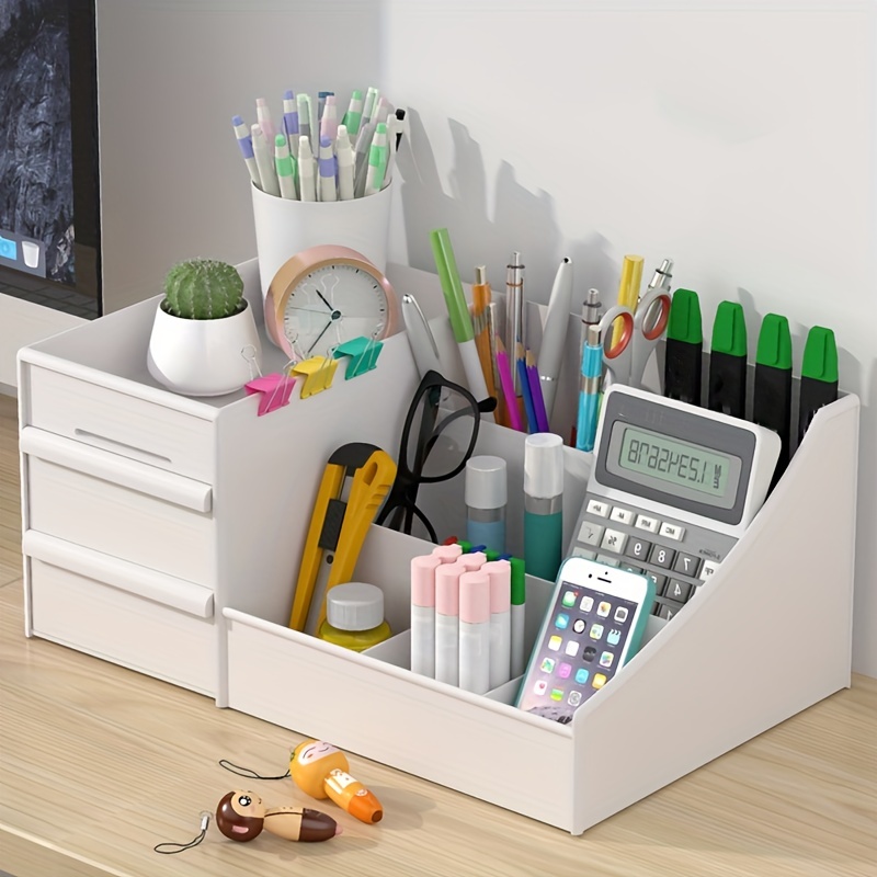 Desktop Storage Box Drawer Type Nightstand Organizer - Temu