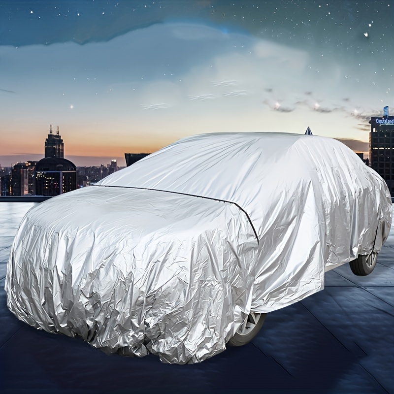 Universal For Sedan Car Covers Size S/M/L/XL/XXL Indoor Outdoor Full Auot  Cover Sun UV Snow Dust Resistant Protection Cover With reflective S  415x170x150cm