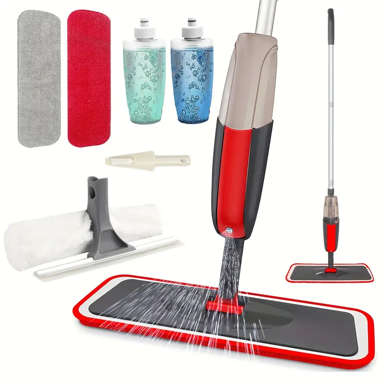 Multi-purpose Spray Mop For Cleaning Floors With Extra Reusable