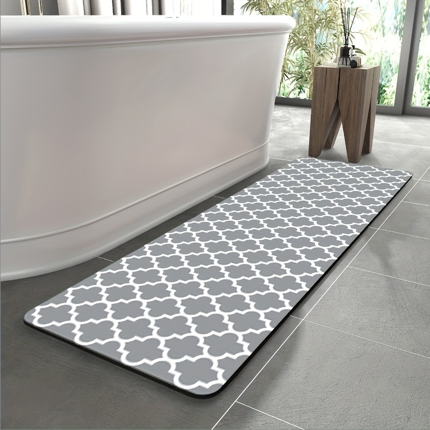 Stone Path Floor Mat: Soft Non slip Oil proof Waterproof - Temu