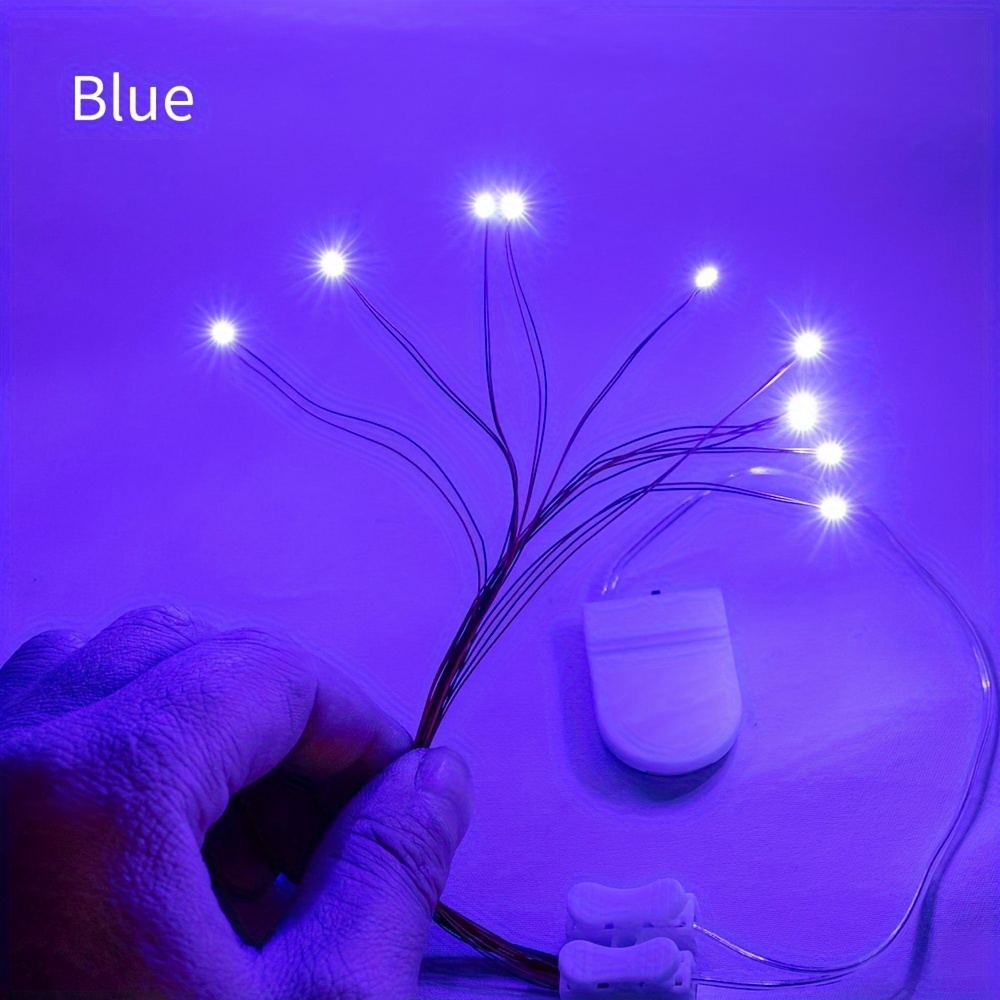 Lampe LED À Fil Attaché De 6 Couleurs, Bricolage Fait À La Main
