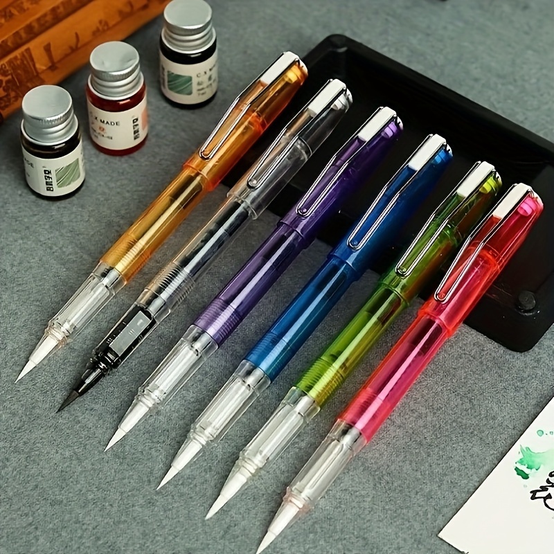 Korea MEMORY CP-568 Comic Pen Set Plastic Dip Pen Fountain Pen 2 Pen 4 Nib  Set - AliExpress