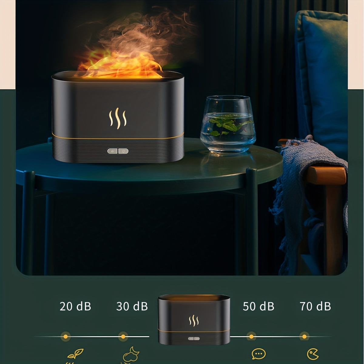 AuraFlame - Diffuseur d'huiles essentielles simulation de flamme –  𝓢𝓪𝓷𝓬𝓽𝓾𝓪𝓻𝔂 𝓢𝓮𝓷𝓼𝓮