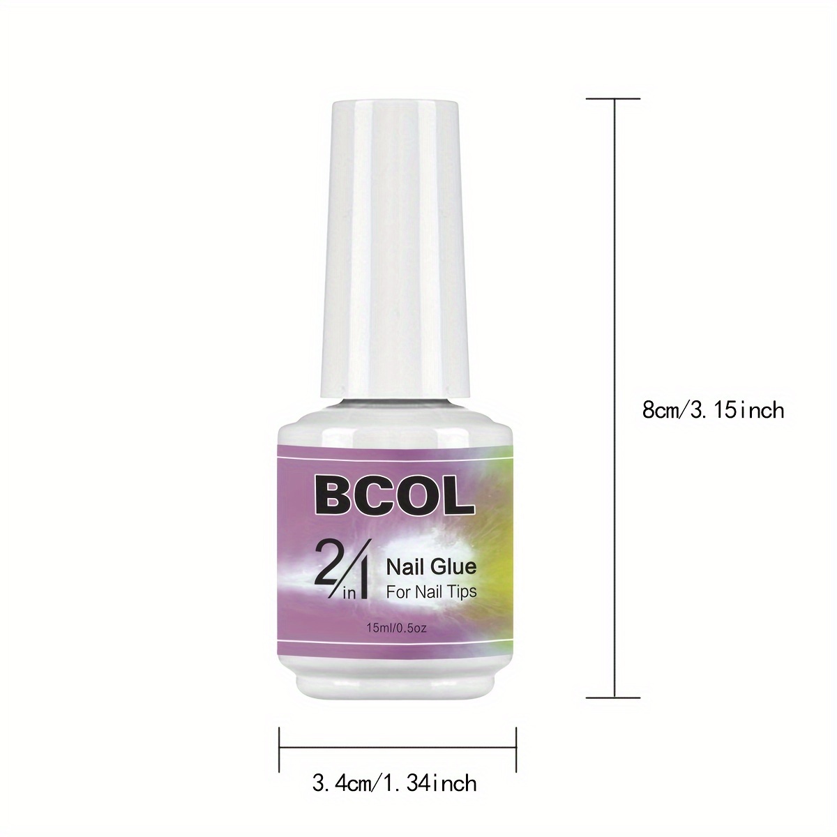 2 in 1 Nail Glue and Base Gel 15ML