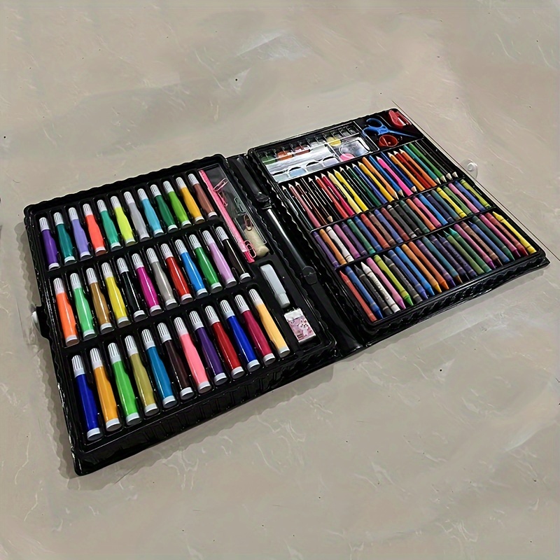 150 Pcs Art Set Aquarelle Stylo Dessin Peinture Crayon Set Pour Enfants Kit  Cadeau