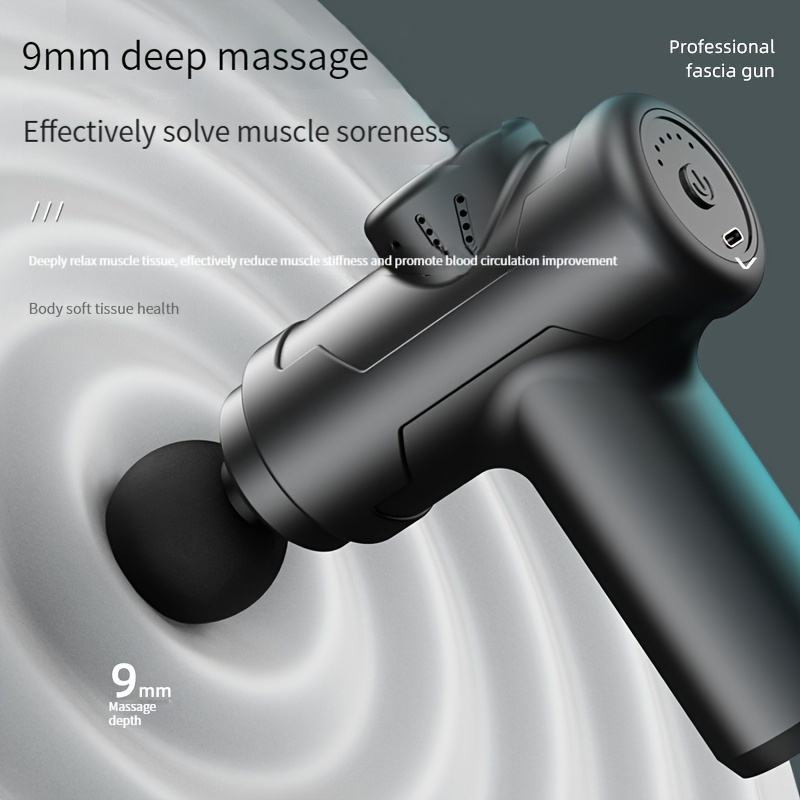 Portable Deep Tissue Massage Gun for Pain Relief, Compact Percussion Massager