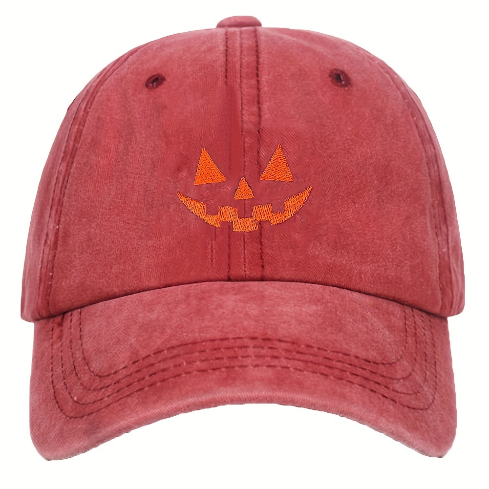 Baseball Hats for Men Embroidered Halloween Cute Ghost Fitted