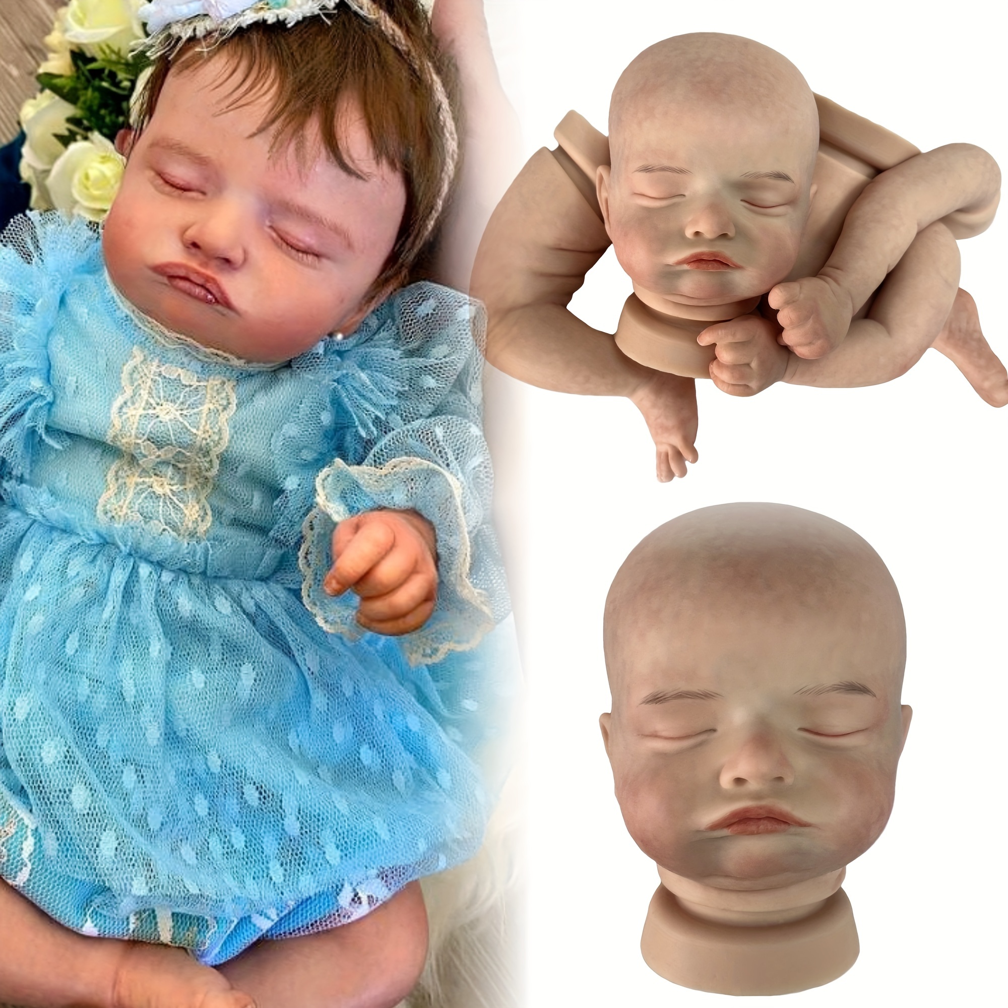 Handmade silicone on sale newborn doll