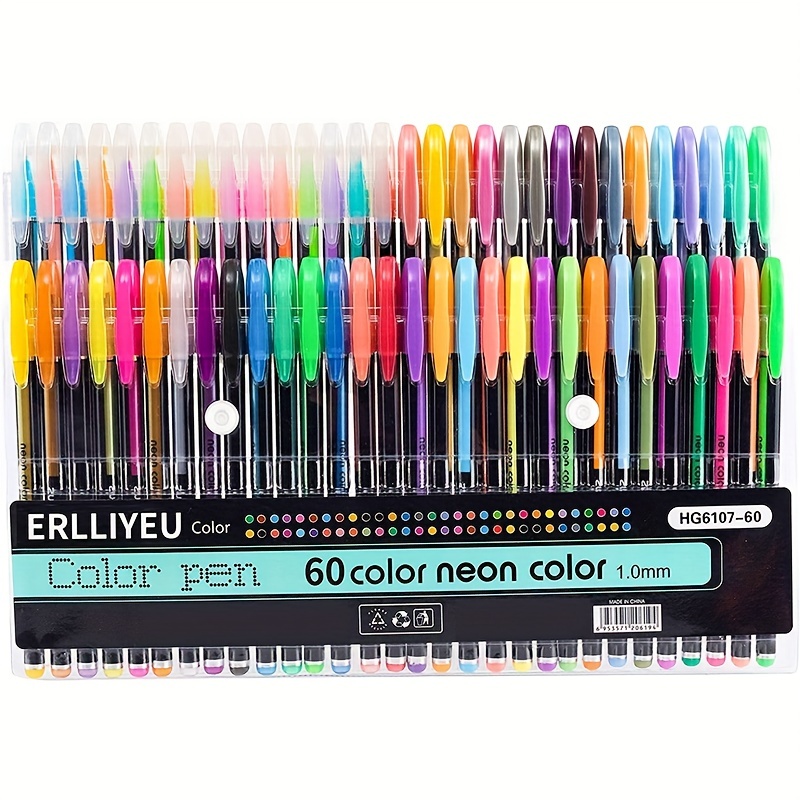  Gel Pens For Adult Coloring, Set 100 Flash Graffiti