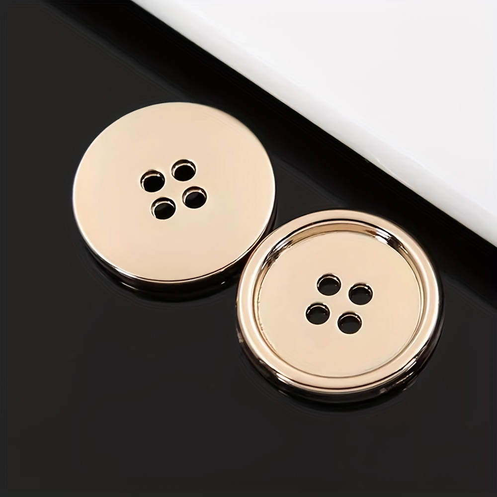 Round Brown Buttons For Diy Sewing Crafts Knitting Coat - Temu