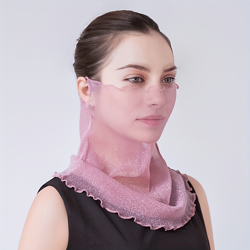 Breathable Neck Gaiter Face Mask Reusable Thin Cooling Face - Temu ...