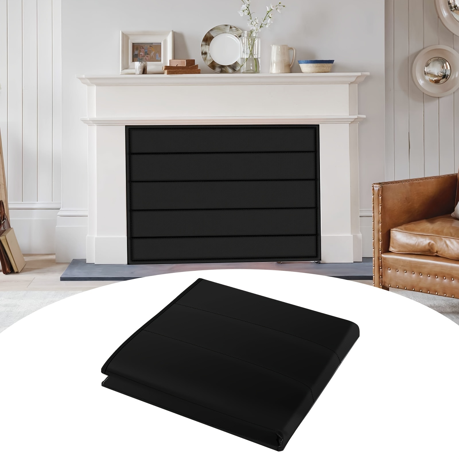 Magnet Fireplace Cover, Fireplace Draft Blocker, Fireplace Blanket for Heat  Loss, Fireplace Flue Blocker, Fireplace Cold Air Blocker, Fireplace Draft  Cover for Inside Fireplace(36 W x 32 H) 