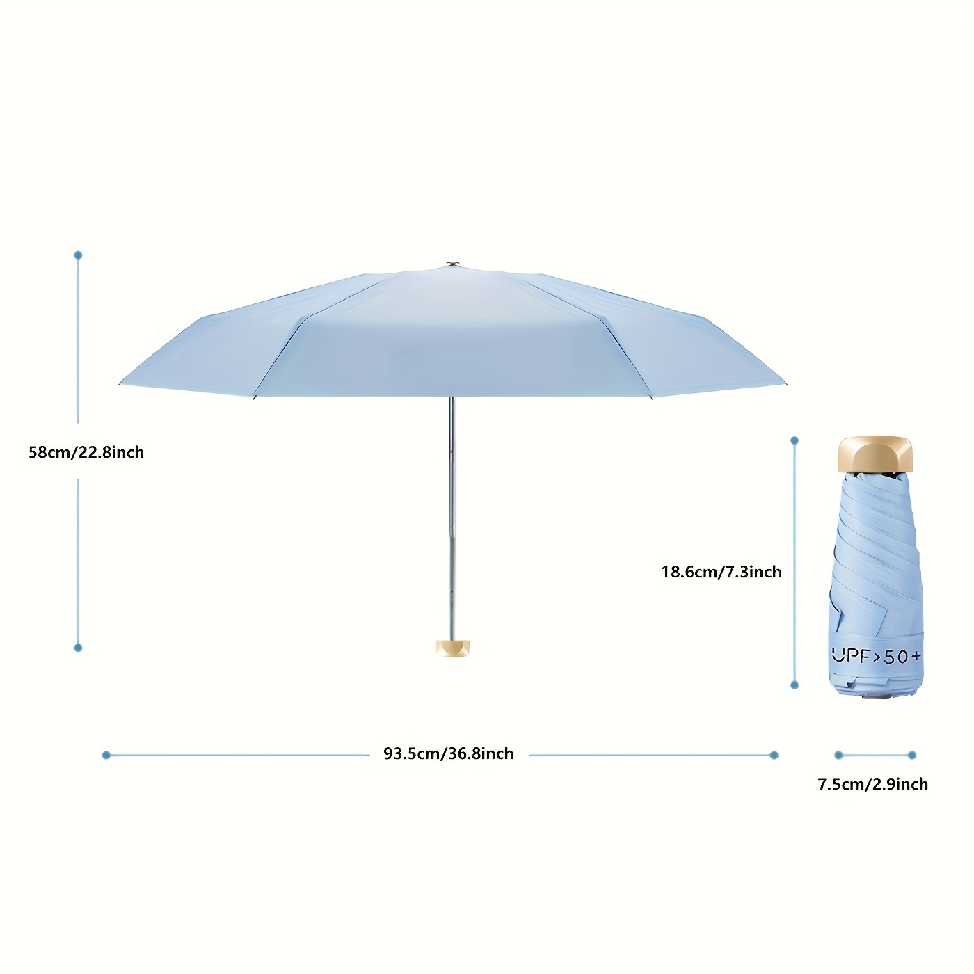 Compact umbrella 2024 for travel