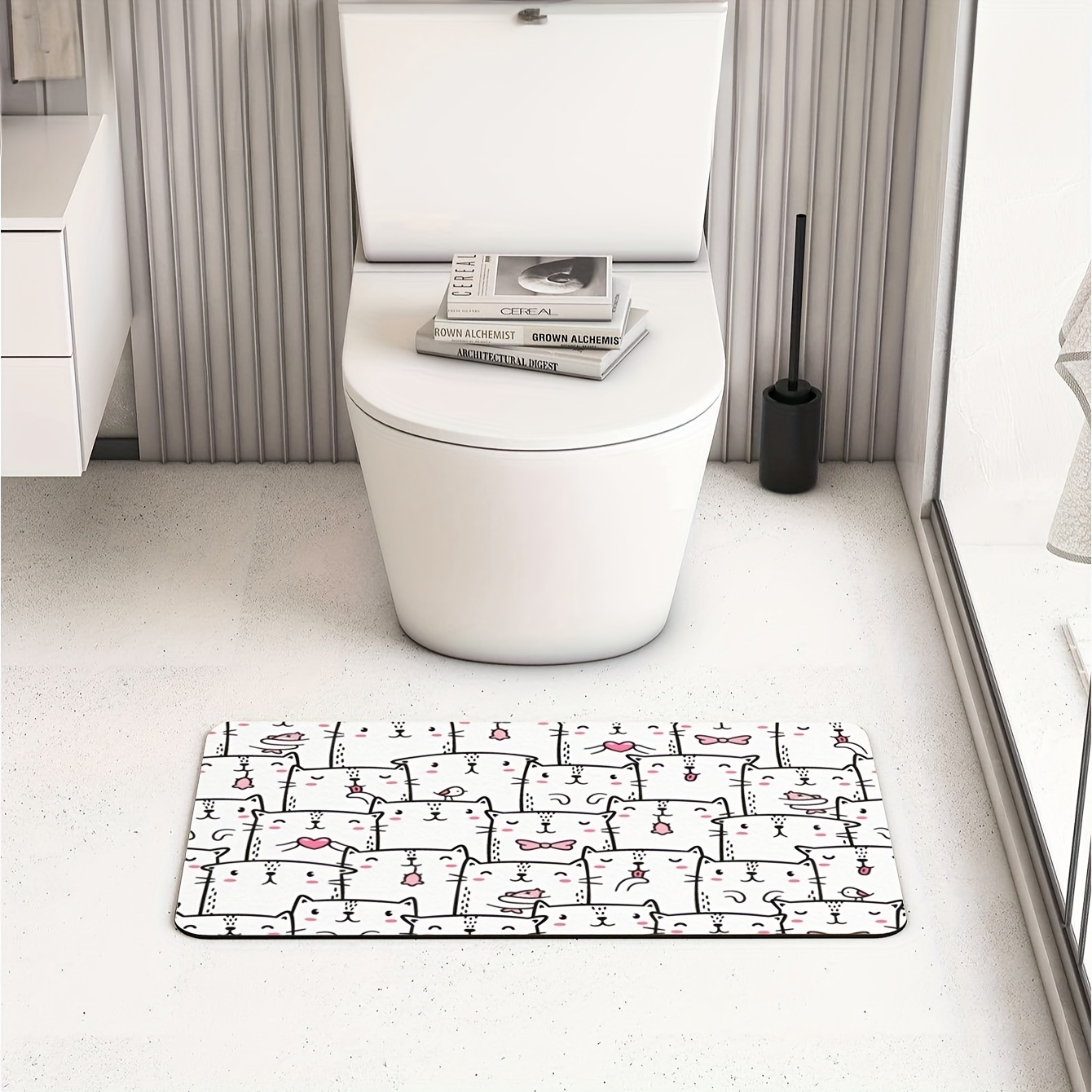 Hot Sale Soft Diatom Mud Area Rugs Bathroom Toilet Water