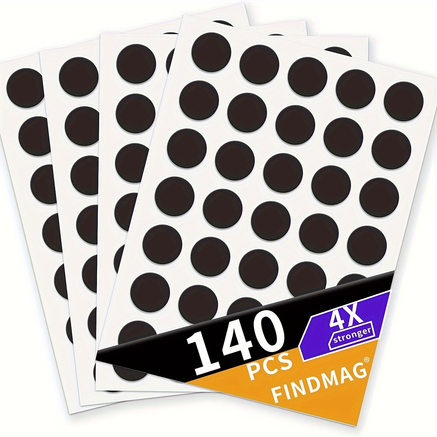 175PCs Magnetic Dots, Self Adhesive Magnet Dots, Flexible Sticky