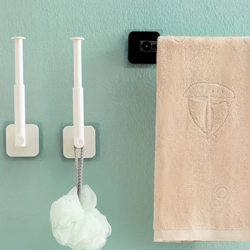 Kitchen Towel Hooks Wall mounted Retractable Hook - Temu