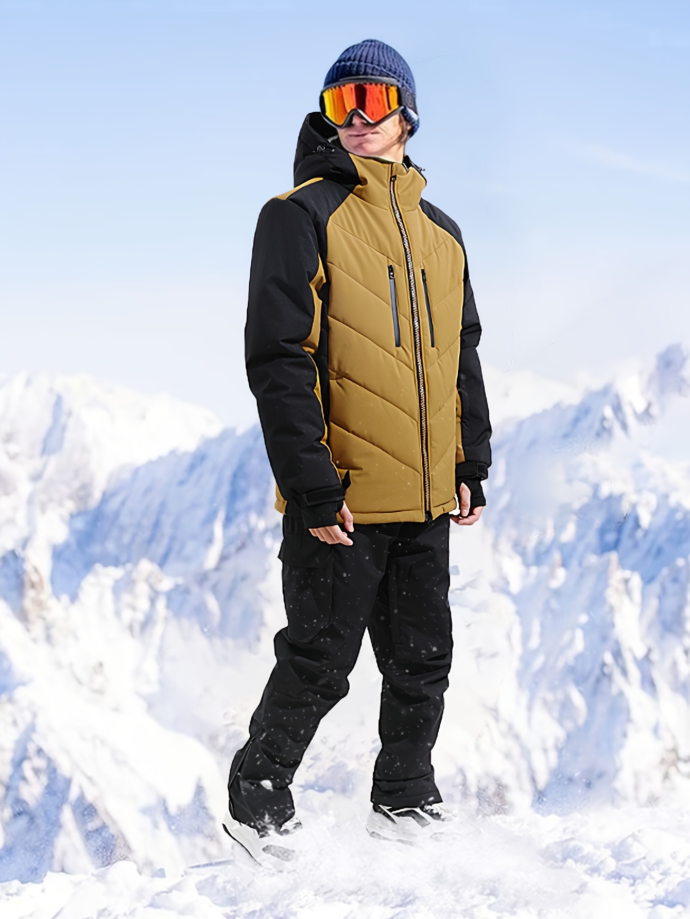 Chaqueta de esquí para hombre, ropa de alta calidad para deportes