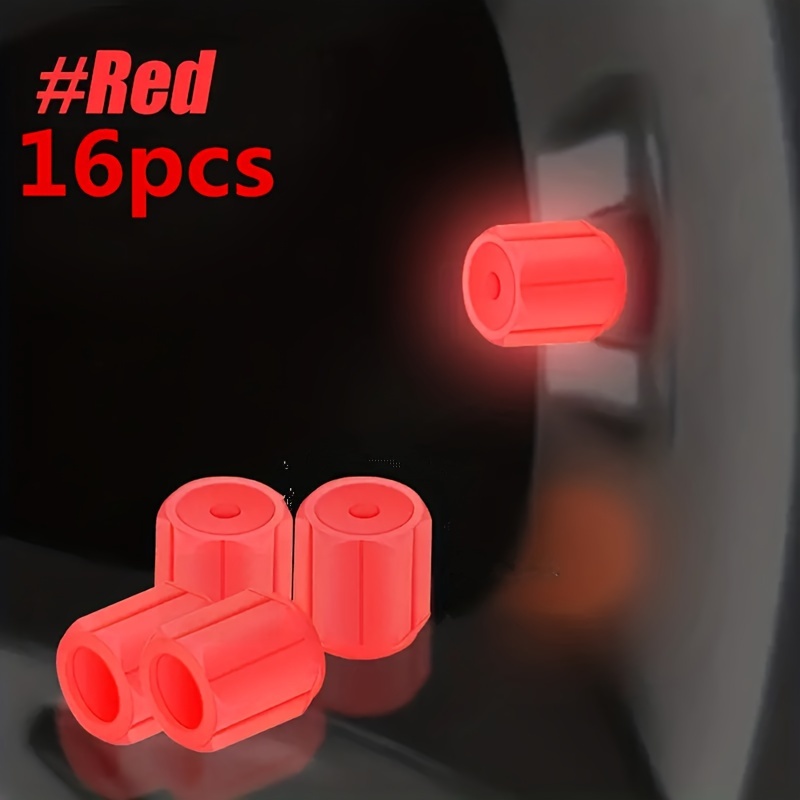 Personality Mix And Match Mini Fluorescent Tire Valve Covers