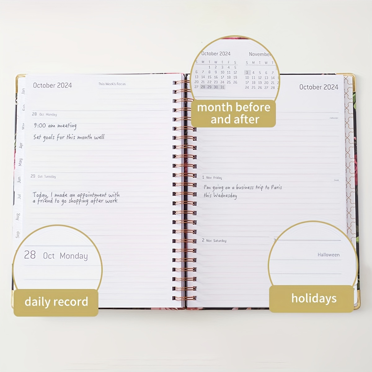 2024 Daily Planner: Painted Leopard | Day Designer