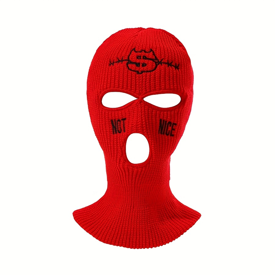 3 fori Copri Viso Maschera Sci Balaclava Maglia Maschera - Temu Italy