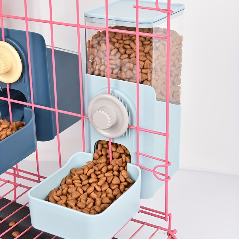 Hanging dog food clearance dispenser