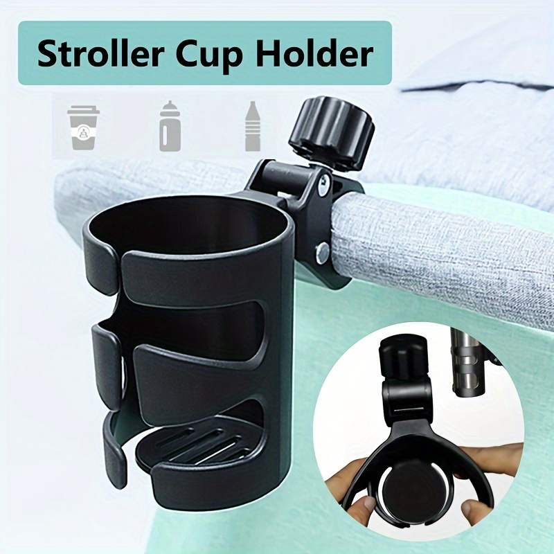 Stroller Cup Holder/caddy Silicone Wheelchair Cup Holder - Temu
