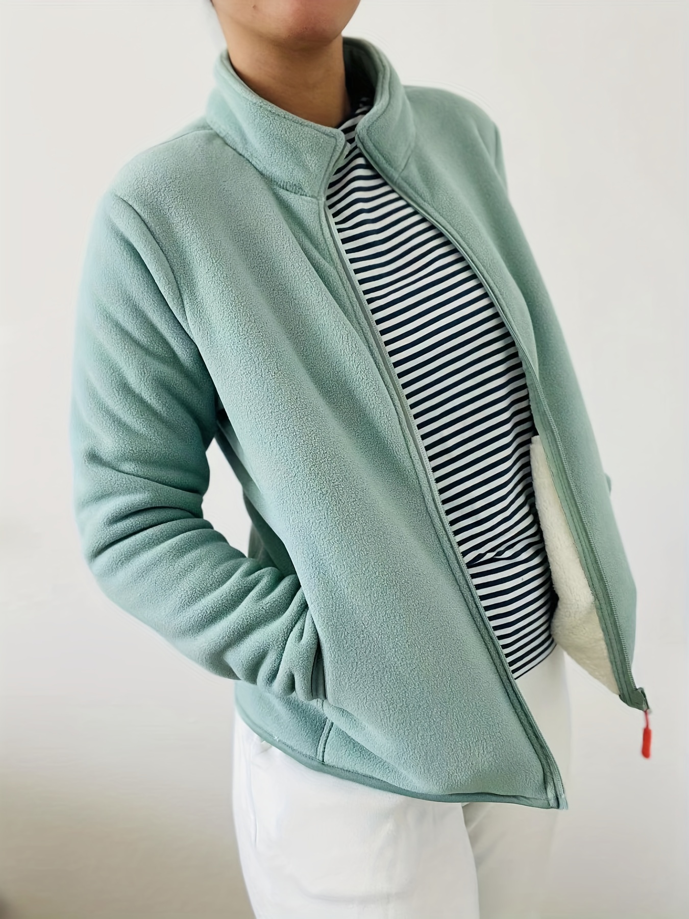 Fleece Long Sleeve Full-Zip Jacket