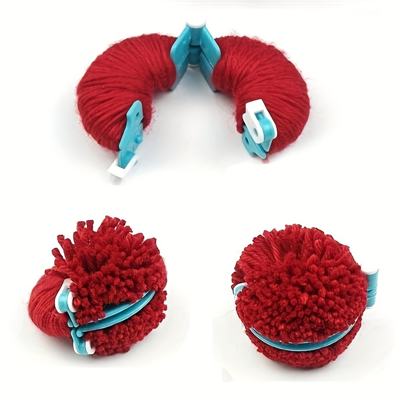 8 Pcs Pompom Maker Kit Knitting Crafts Different Sizes Plush Ball