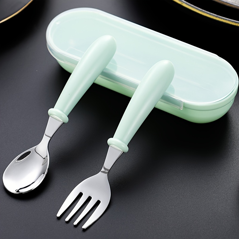 Stainless Steel Travel Cutlery Utensils Set With Case, Reusable