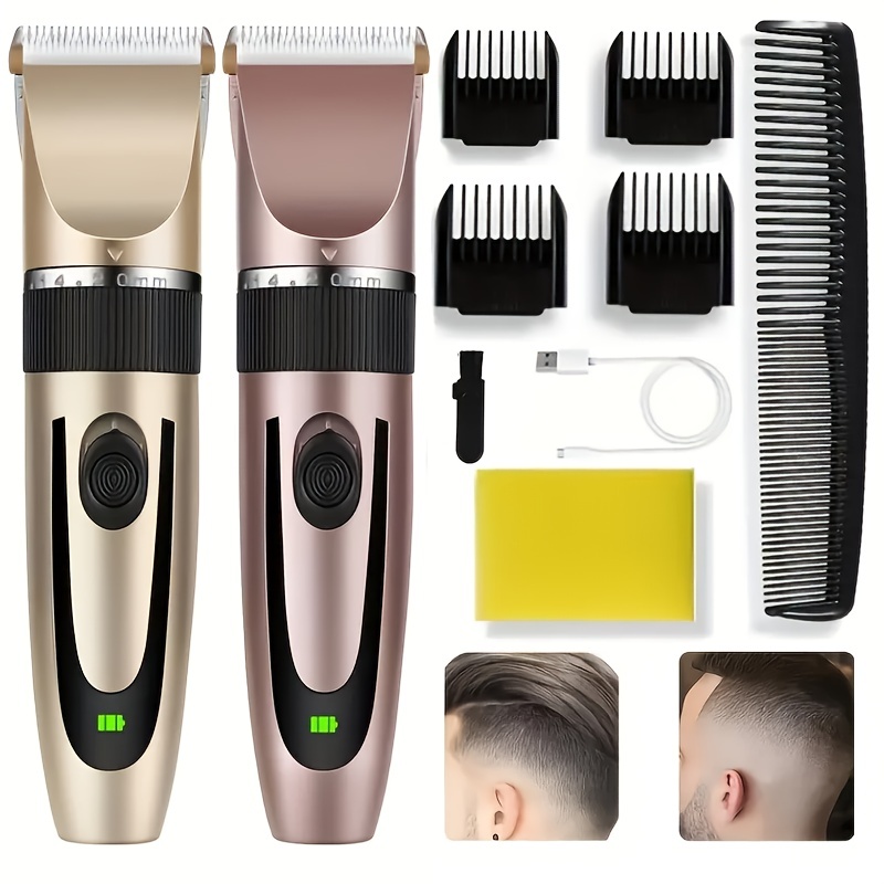 Novah Professional Hair Clippers for Men Cordless Barber Clipper Hair Cutting Kit, Beard Trimmer Haircut Grooming Set