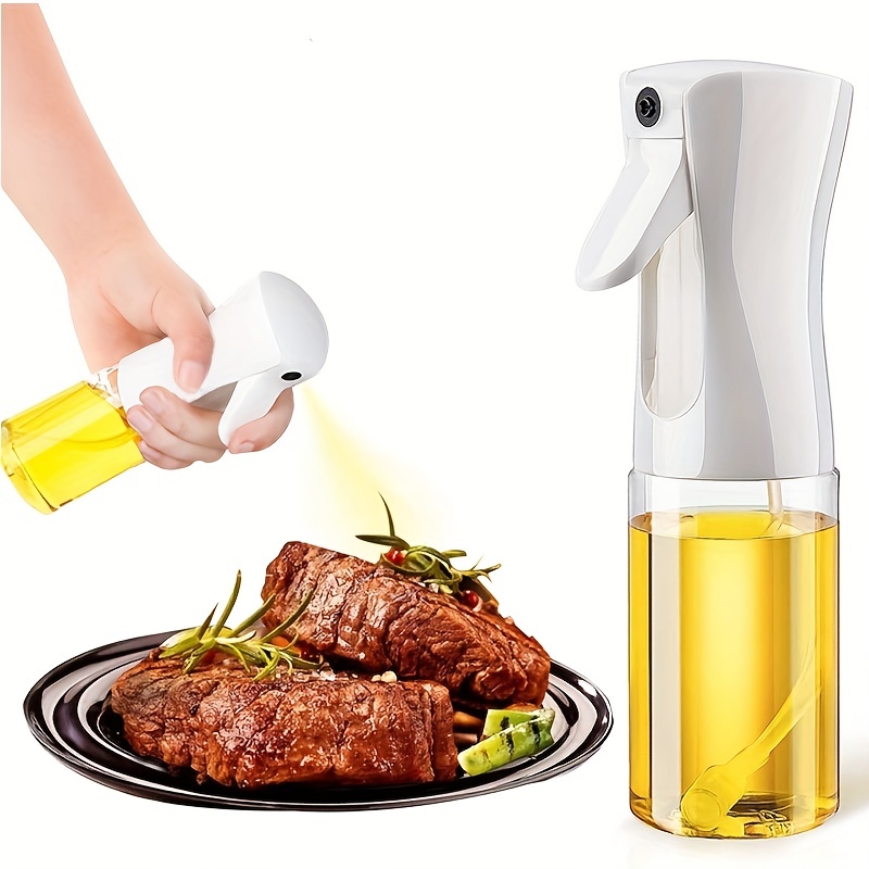 Pulverizador de aceite para cocinar, pulverizador de aceite de oliva de  vidrio de 240 ml, botella de spray de aceite de oliva, accesorios de cocina para  freidora de aire, pulverizador de aceite